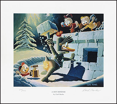 CARL BARKS LITHOGRAPH SET Signed
