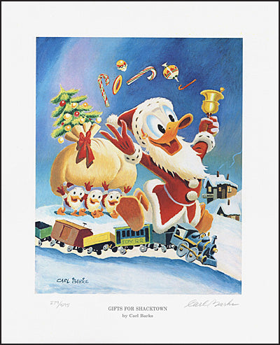 CARL BARKS LITHOGRAPH SET Signed