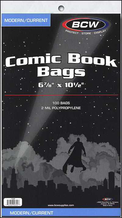 PLASTIC BAGS Current/Modern (100)