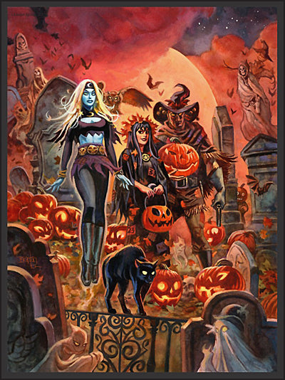 DAN BRERETON NOCTURNALS Volume 31 Halloween Noir Signed W/ Original Drawing