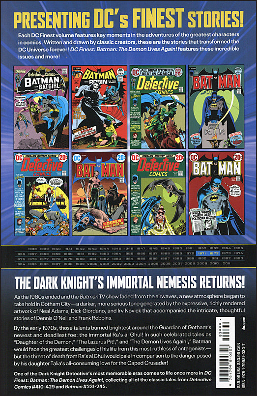 DC Finest Batman the Demon Lives Again