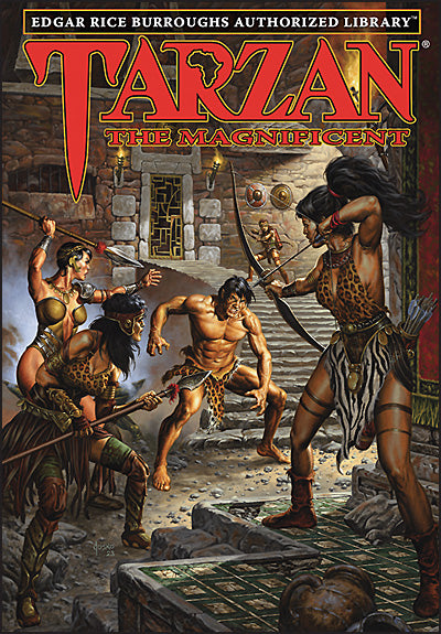 EDGAR RICE BURROUGHS AUTHORIZED LIBRARY Tarzan Books 21-24 Set