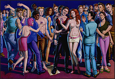 GO FIGURE Figurative Social Surrealist Paintings