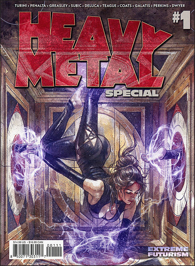 Heavy Metal Magazine Extreme Futurism Special #01 Marco Tuini Variant Cover