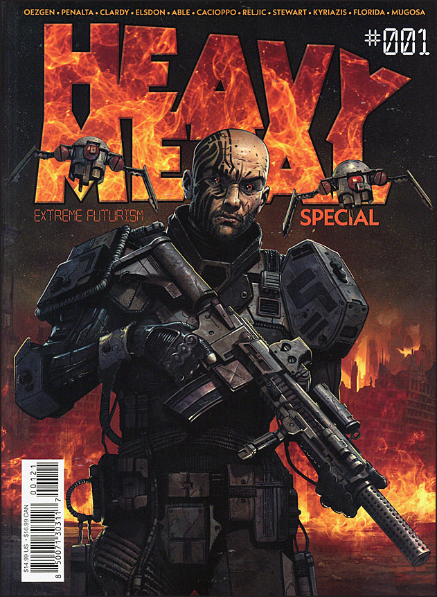 Heavy Metal Magazine Extreme Futurism Special #01 Sedat Oezgen & Carlos Cabrera Variant Cover