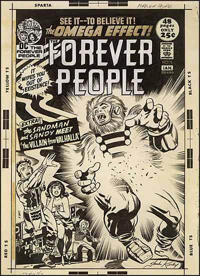 JACK KIRBY FOREVER PEOPLE Artist's Edition