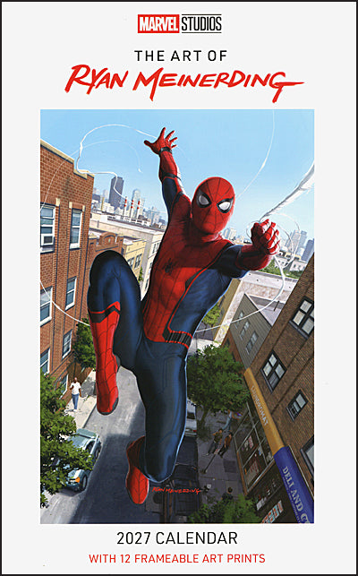 MARVEL STUDIOS: The Art of Ryan Meinerding 2027 Poster Calendar with 12 Prints