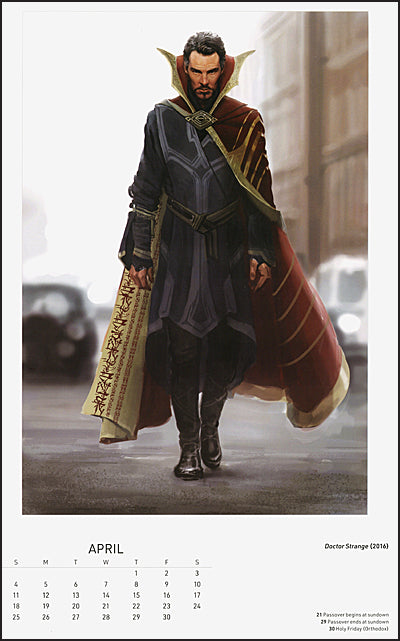 Marvel Studios The Art of Ryan Meinerding 2027 Poster Calendar with 12 Prints