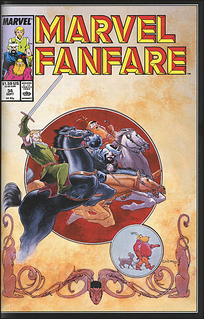 MARVEL FANFARE OMNIBUS Volume 2 Jim Starlin Cover