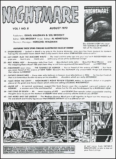 NIGHTMARE Magazine #8