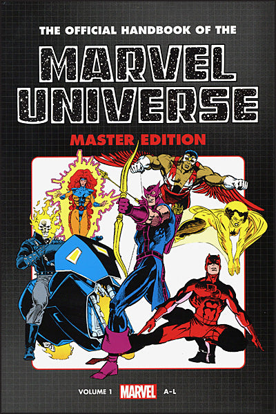 THE OFFICIAL HANDBOOK OF THE MARVEL UNIVERSE Master Edition Volume 1 Marvel A-L