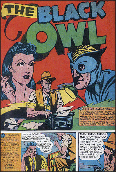PRIZE COMICS BLACK OWL Volume 1