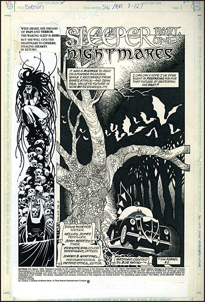 BATMAN Kelley Jones Signed Gallery Edition