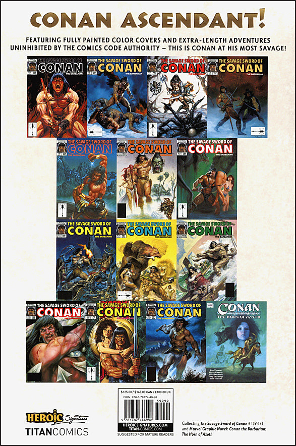 The Savage Sword of Conan the Original Comics Omnibus Volume 12