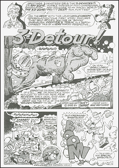 SCOTT SHAW!S COMIX &amp; STORIES About Fandom &amp; Comic Industry