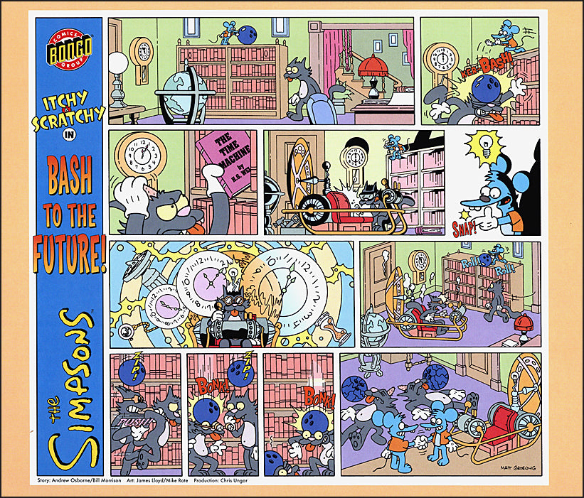 The Simpsons Comic Strip Cavalcade
