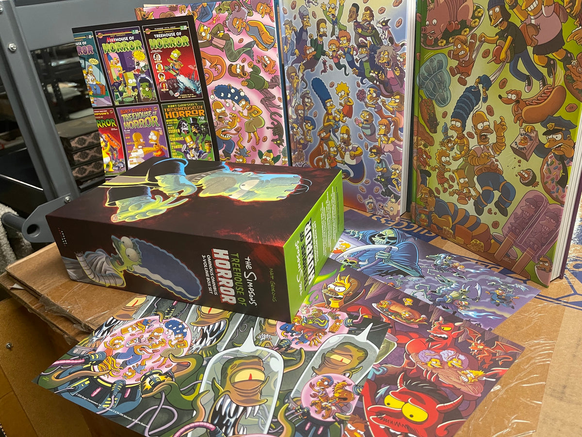 The Simpson Treehouse of Horror Ominous Omnibus Boxed Set