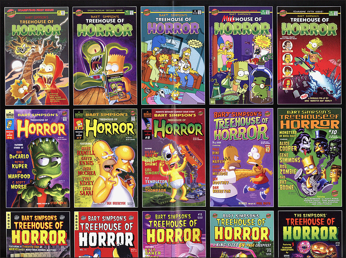 The Simpson Treehouse of Horror Ominous Omnibus Boxed Set