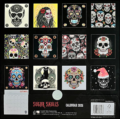 SUGAR SKULLS 2026 Calendar