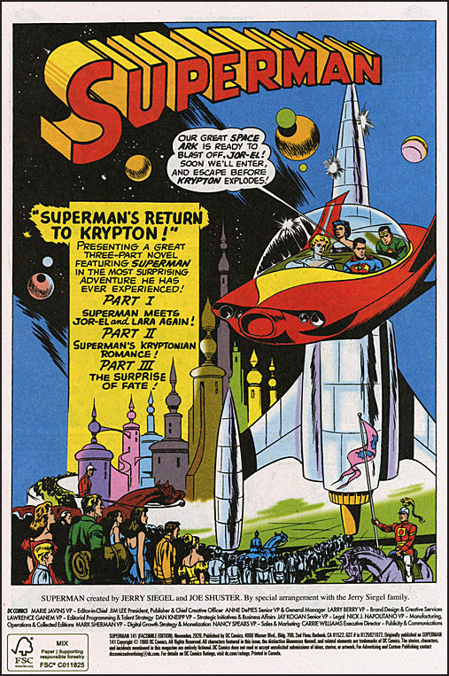 Superman #141 Facsimile Edition