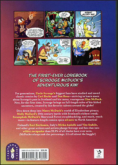 UNCLE SCROOGE CLAN MCDUCK STORIES AND GLORIES