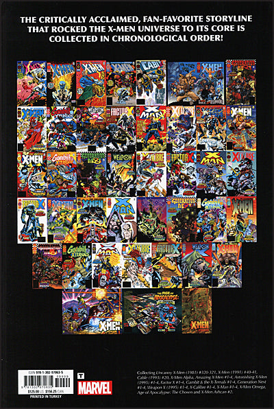 X-MEN AGE OF APOCALYPSE OMNIBUS